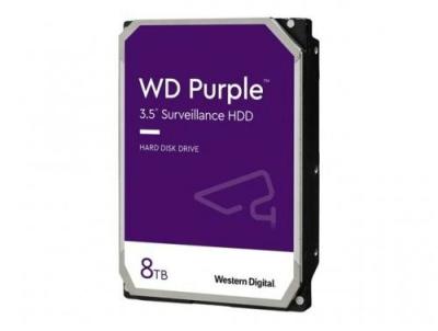 HDD3- 8TB WD 5640 128MB SATA3 HDD Purple WD84PURZ Recertified